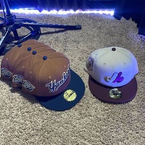 New Era Yankees and Expose Fitted Hats